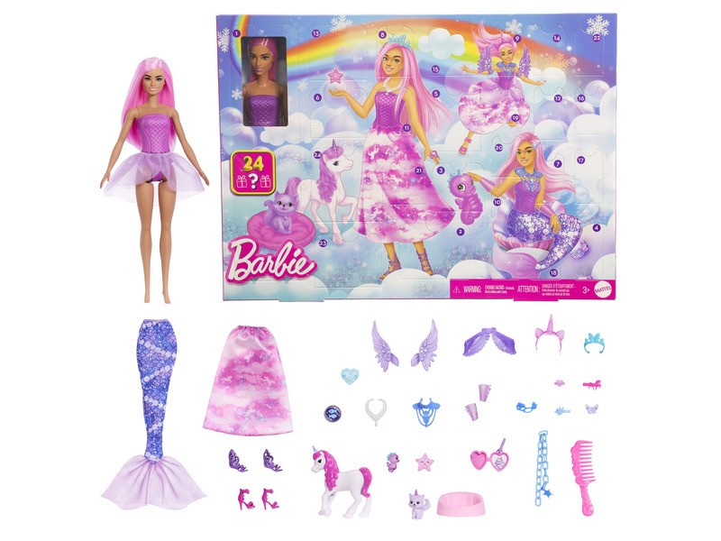 Barbie Dreamtopia adventi naptár - 24 meglepetés