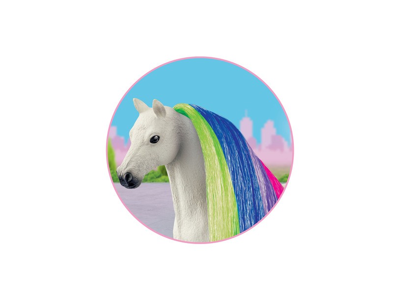 Schleich Beauty Horse szivárvány - kézzel festett lófigura