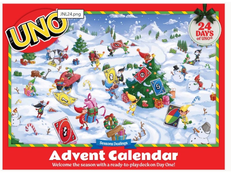 UNO adventi naptár - 24 meglepetés