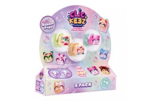 Clickeez 5 db anti-stressz figura - 3. széria