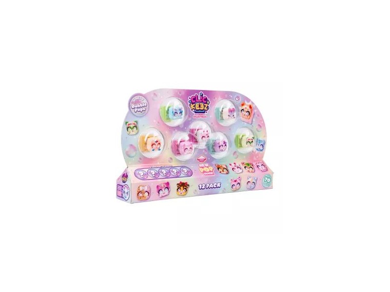 Clickeez 12 db anti stressz fidget figura - 3. széria