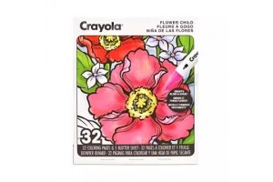 Crayola – Felnőtt színezőkönyv: Virágvarázs borító