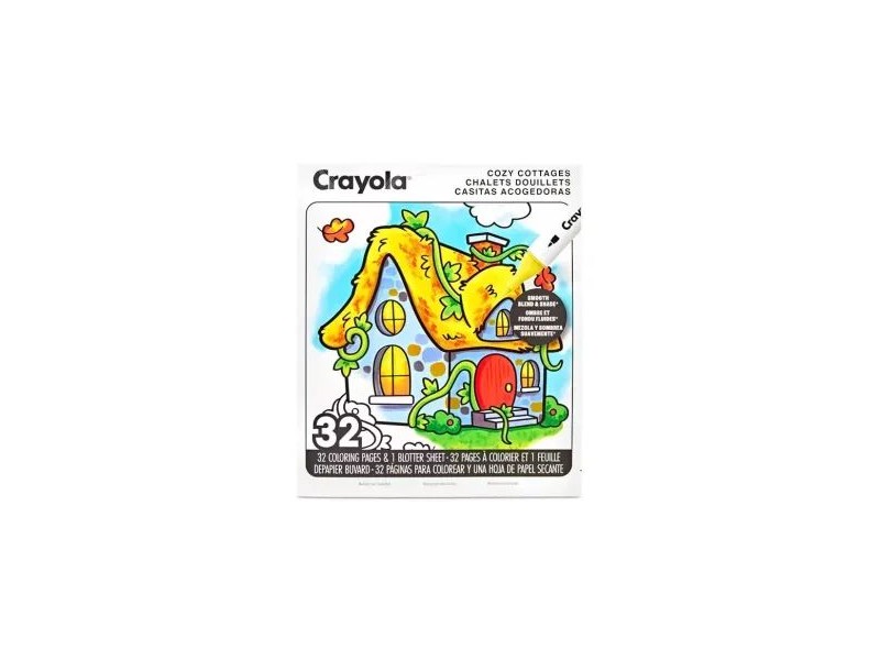 Crayola Felnőtt színezőkönyv – Mesebeli kuckó (32 lap)