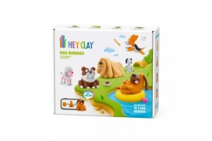 Hey Clay gyurmaszett - Kutyák (15 szín, 2 formázó)