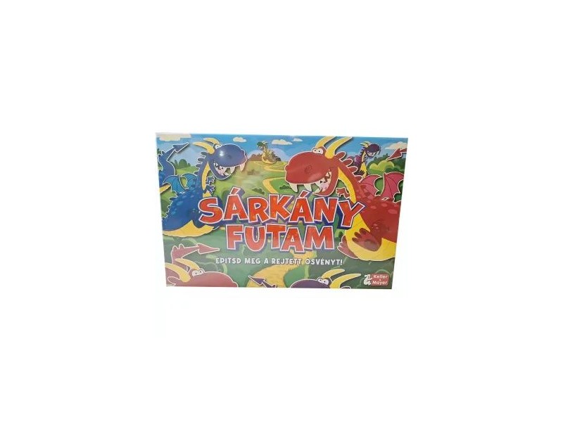 Sárkányfutam – kooperatív társasjáték (4–8 játékos, 4+)