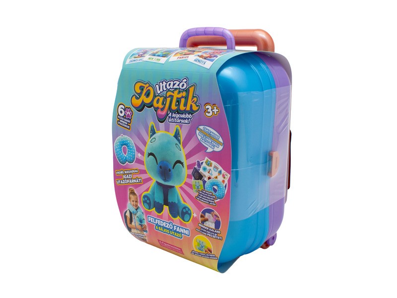 Utazó pajtik - Azul Explorer doboz és játékelemek