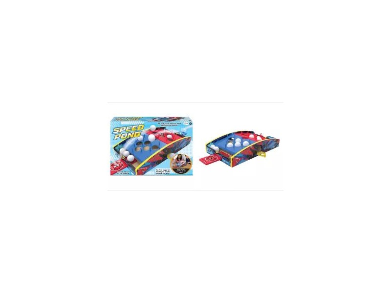 Asztali Speed Pong 50 cm - kék-piros ügyességi játék