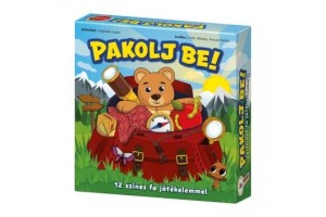 Pakolj be! – Fa logikai játék, 12 színes fa elem