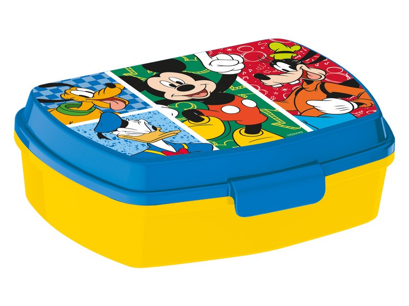 Műanyag szendvicstartó Mickey - gyermek doboz