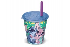 Stitch Joy mintás műanyag pohár