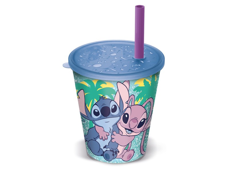 Stitch Joy mintás műanyag pohár