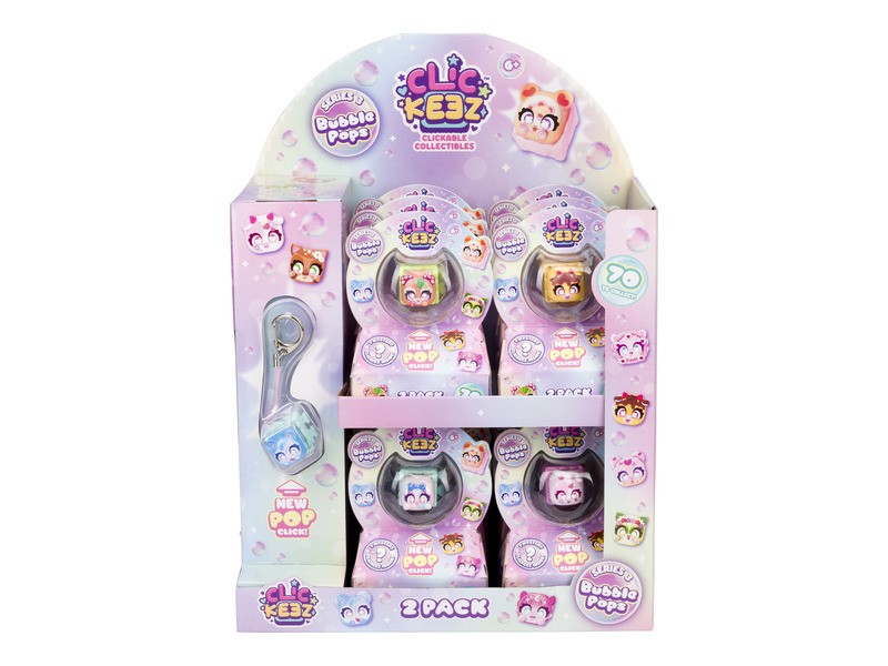 Clickeez anti-stressz játék 2 db - választható színek