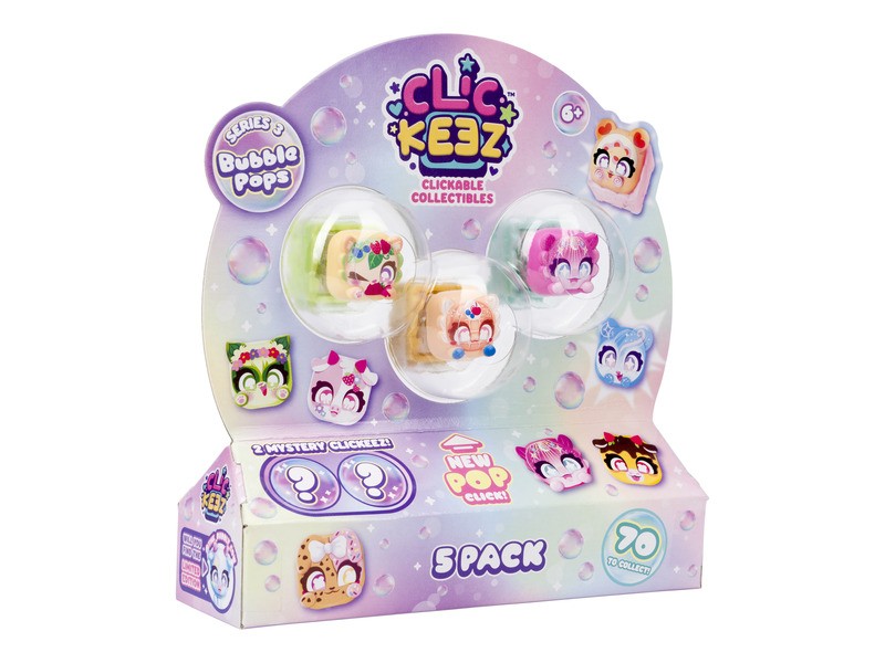 Clickeez antistressz játék (5 db) - 3. sz.
