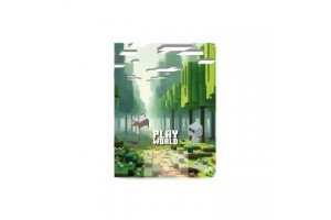 Playworld Landscape A/4 vonalas füzet, fényes borító