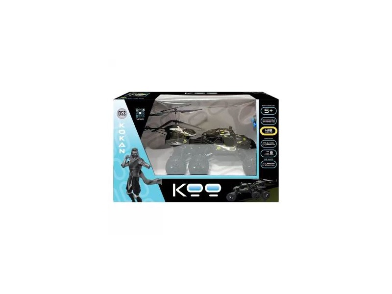 Kaboom Kokan 052 távirányítós autó és helikopter