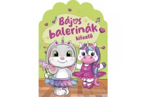 Bájos balerinák kifestő - balett témájú rajzok