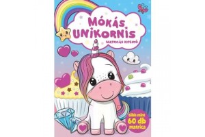 Mókás unikornis - matricás...