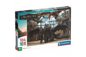 Így neveld a sárkányodat 104 darabos puzzle — Clementoni