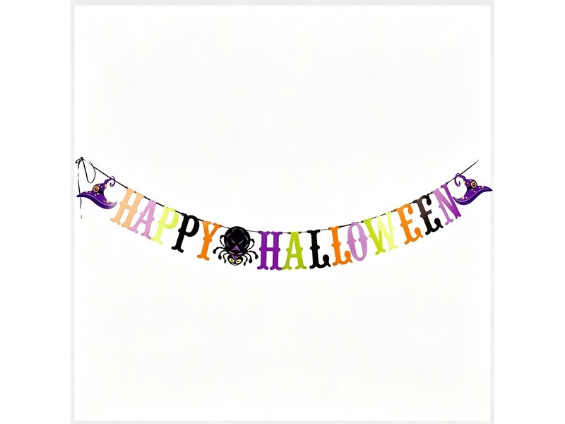 Happy Halloween felirat - halloweeni dekoráció