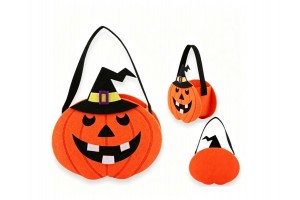 Halloweeni tökfejes táska 20 cm