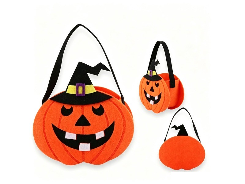 Halloweeni tökfejes táska 20 cm