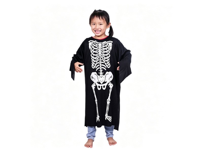 Gyerek csontvázas jelmez 80 cm — Halloweeni ruha