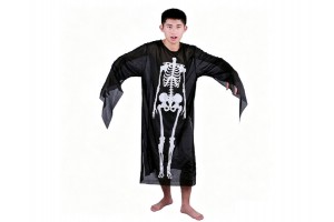Halloweeni csontvázas gyerekruha 100 cm