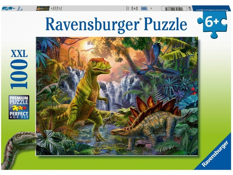 Dínó oázis 100 db puzzle — dinoszaurusz kép