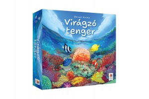 Virágzó tenger társasjáték - doboz és játékelemek