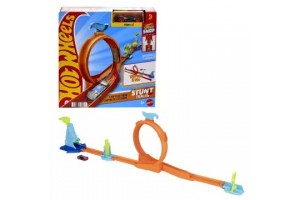 Hot Wheels kaszkadőr kezdőkészlet – pálya és 1:64 kisautó