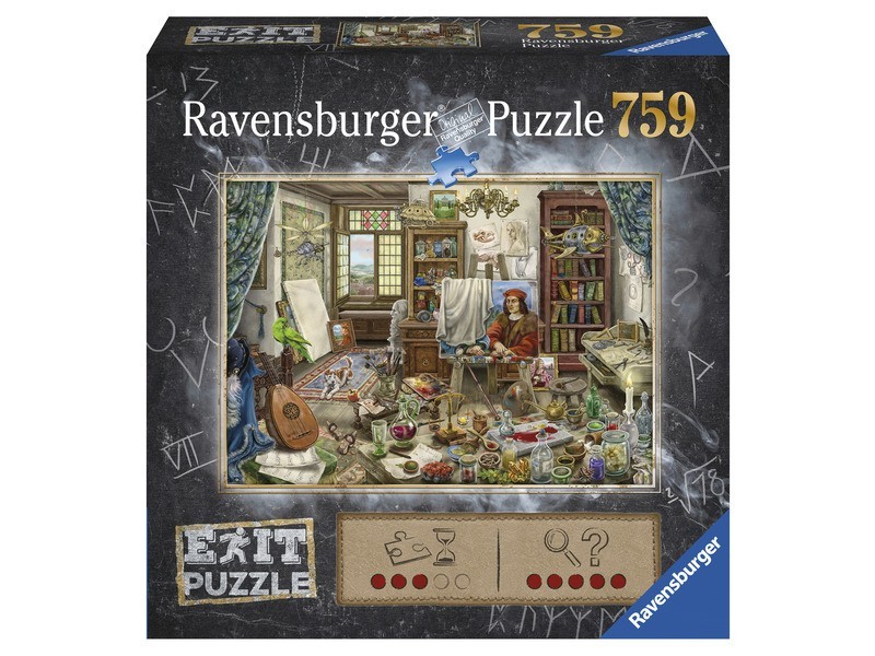 Ravensburger EXIT - A művész szobája puzzle (759 db)