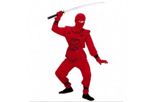 Vörös sárkány ninja jelmez...