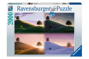 Puzzle 2000 db - Évszakok
