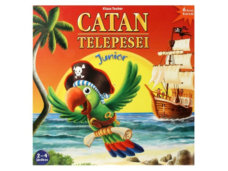 Catan telepesei Junior - kalózos társasjáték