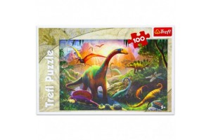 Trefl dinoszauruszok 100 db-os puzzle