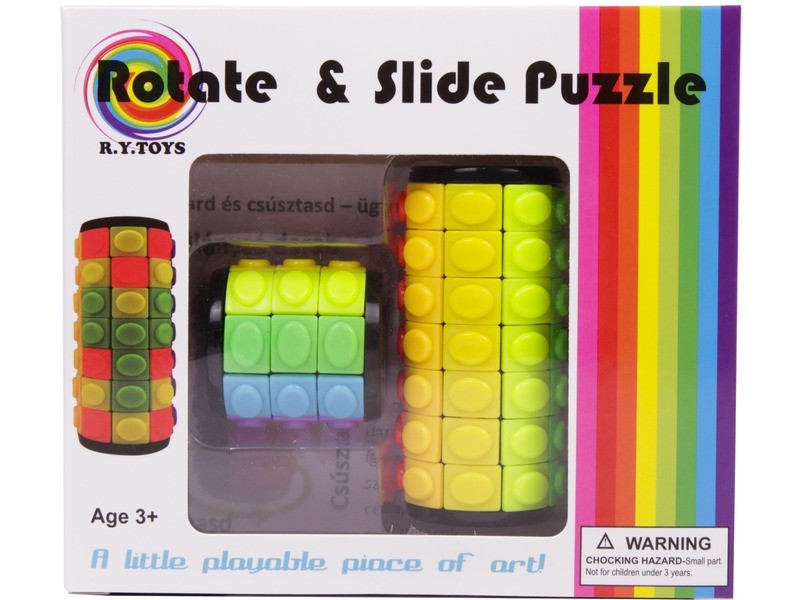 Csavard és csúsztasd ügyességi játék – két torony