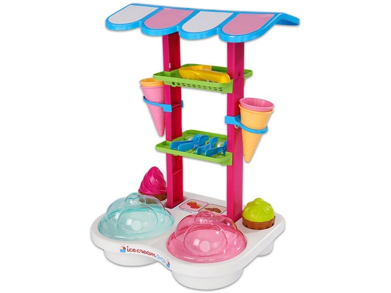 Tengerparti fagyizó homokozókészlet - formák és kiegészítők