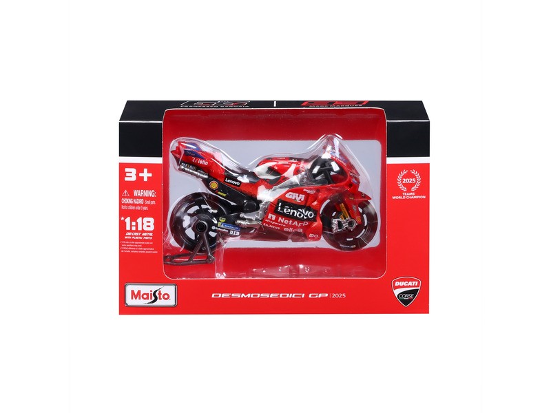 Maisto 1/18 MotoGP Ducati Lenovo Team 2025 modell