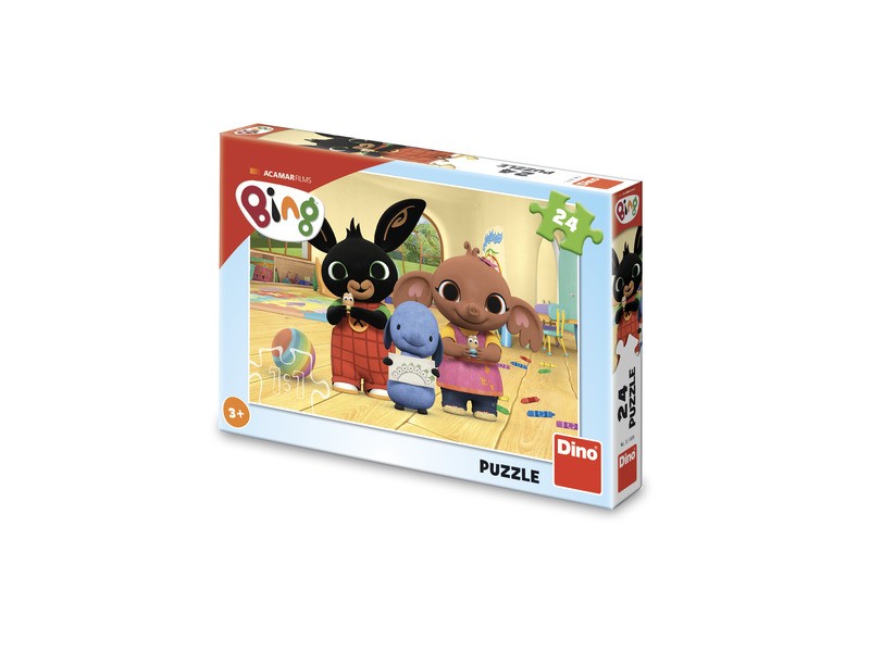 Puzzle 24 db - Bing fest (3-6 év)