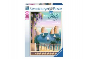 Puzzle 1000 db - Képeslap Capri