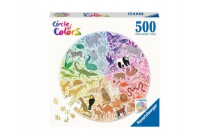 Puzzle kör 500 db - Állatok