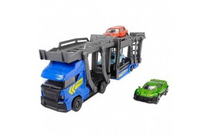 Dickie autószállító kamion, 28 cm, 3 kisautó