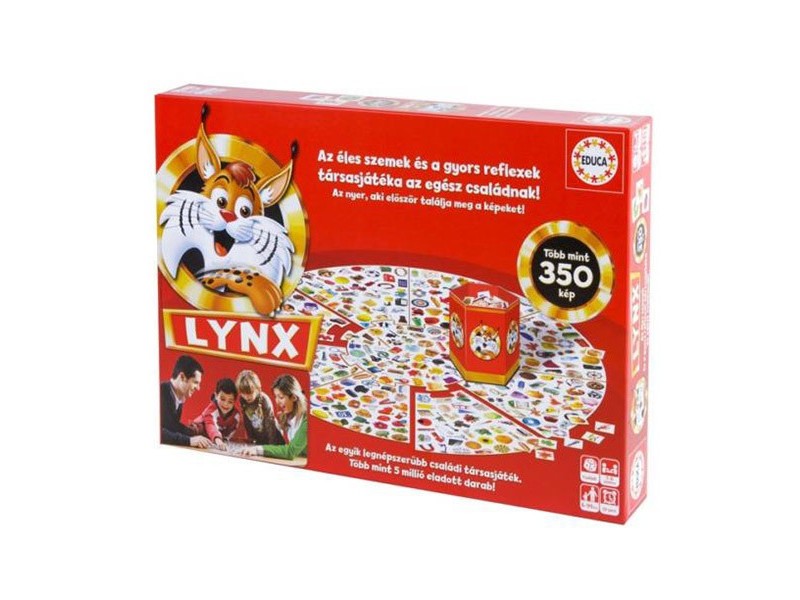 Lynx társasjáték – családi memória- és megfigyelésjáték