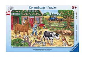 Tanyasi élet 15 darabos puzzle