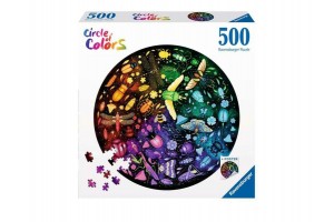 Puzzle 500 db kör - Rovarok