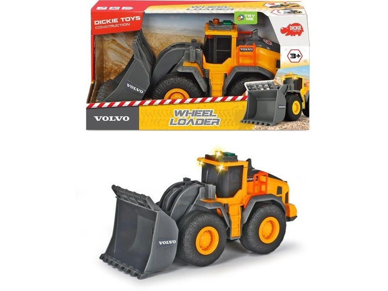 Dickie Volvo homlokrakodó - 23 cm, fény és hang