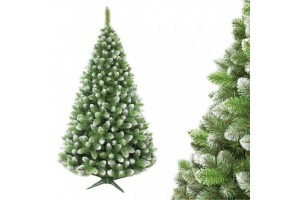 Ezüst műfenyő 220 cm talppal