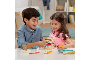 Play-Doh fogászati gyurmaszett - 8 tégely és kiegészítők