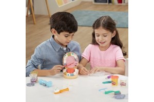 Play-Doh fogászati gyurmaszett - 8 tégely és kiegészítők