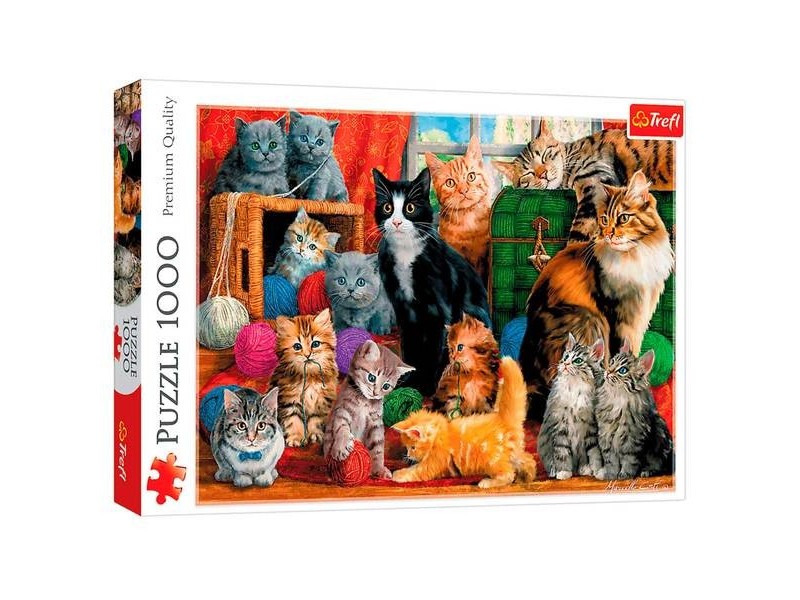Trefl Macskatalálkozó - 1000 db-os puzzle